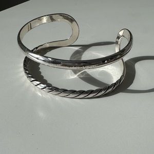 LOFT silver cuff bracelet